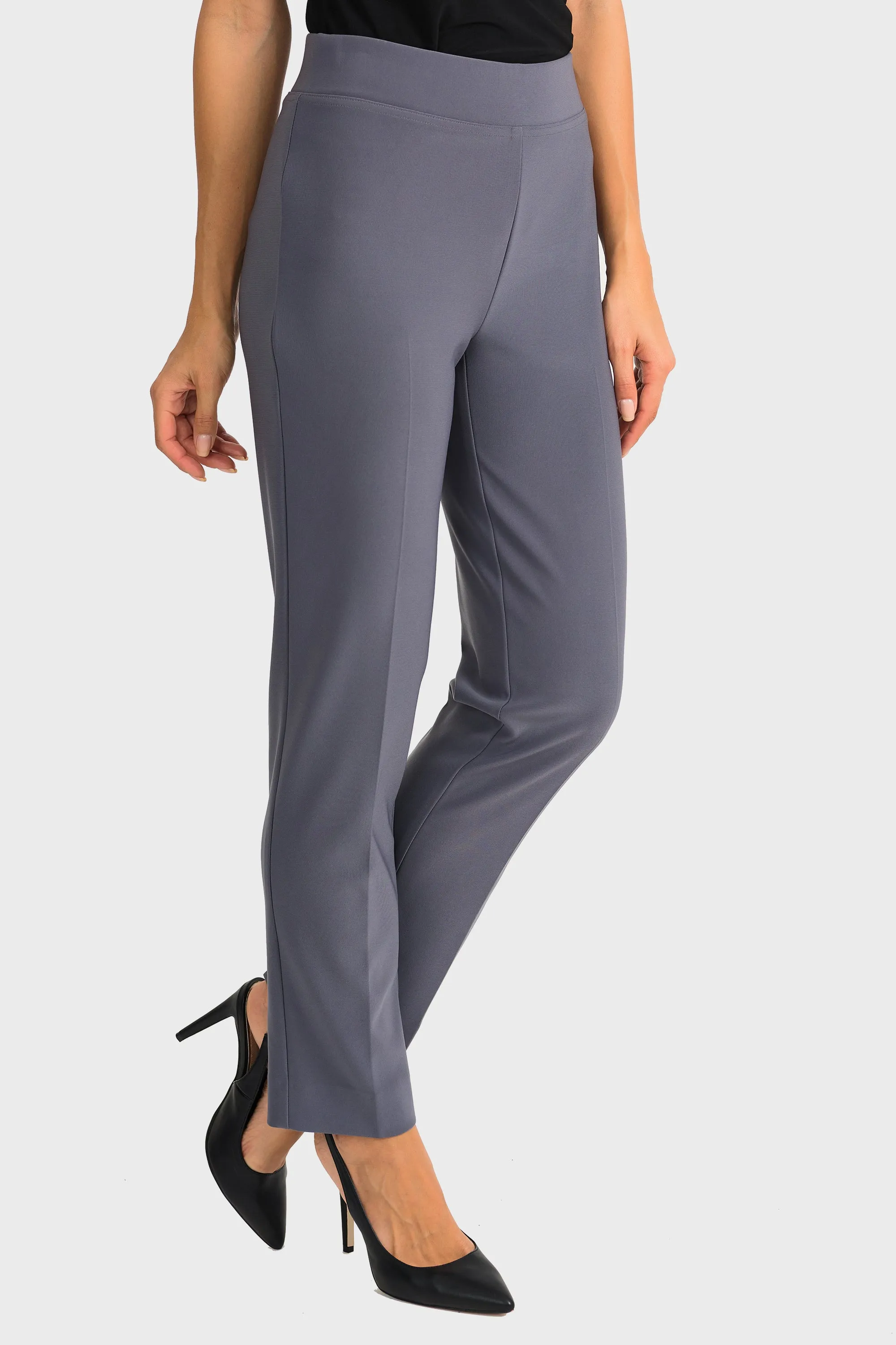 Joseph Ribkoff Classic Straight Pant with Slit In The Back