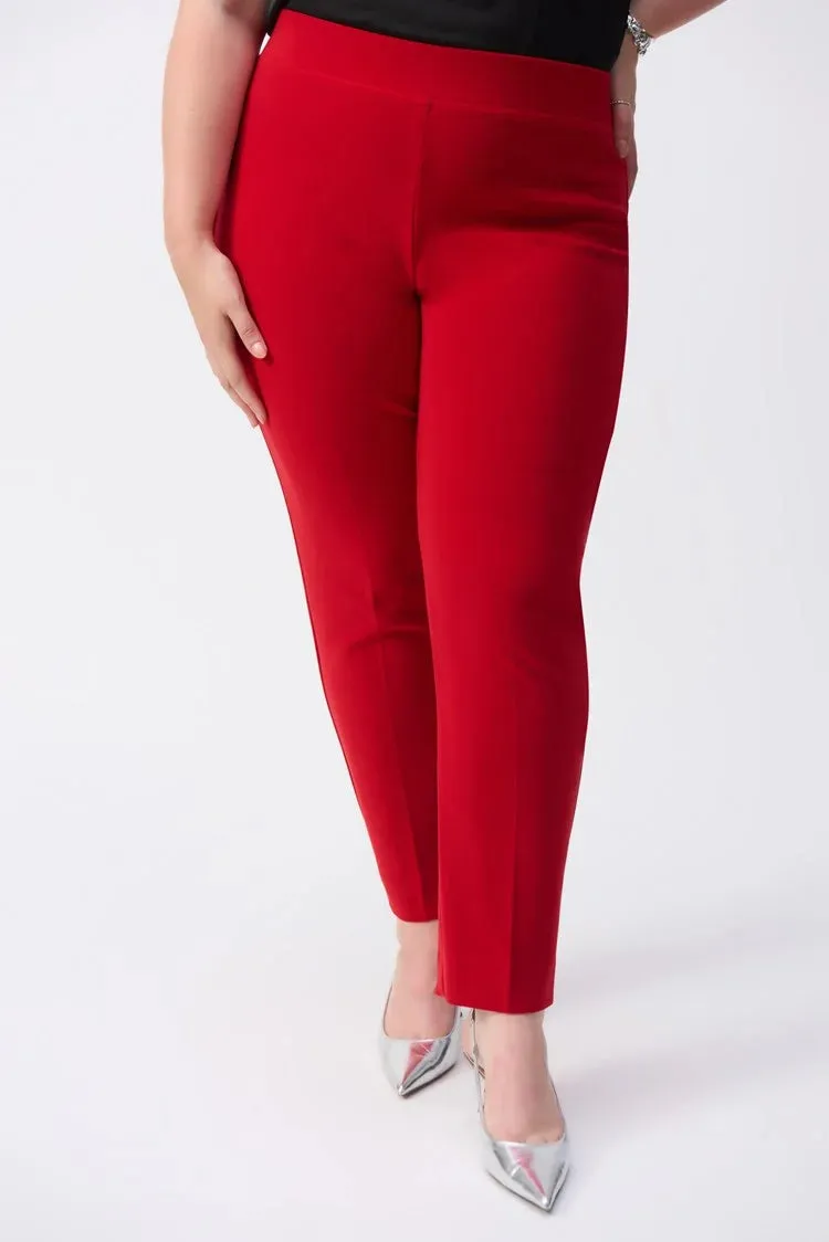 Joseph Ribkoff Classic Straight Pant with Slit In The Back