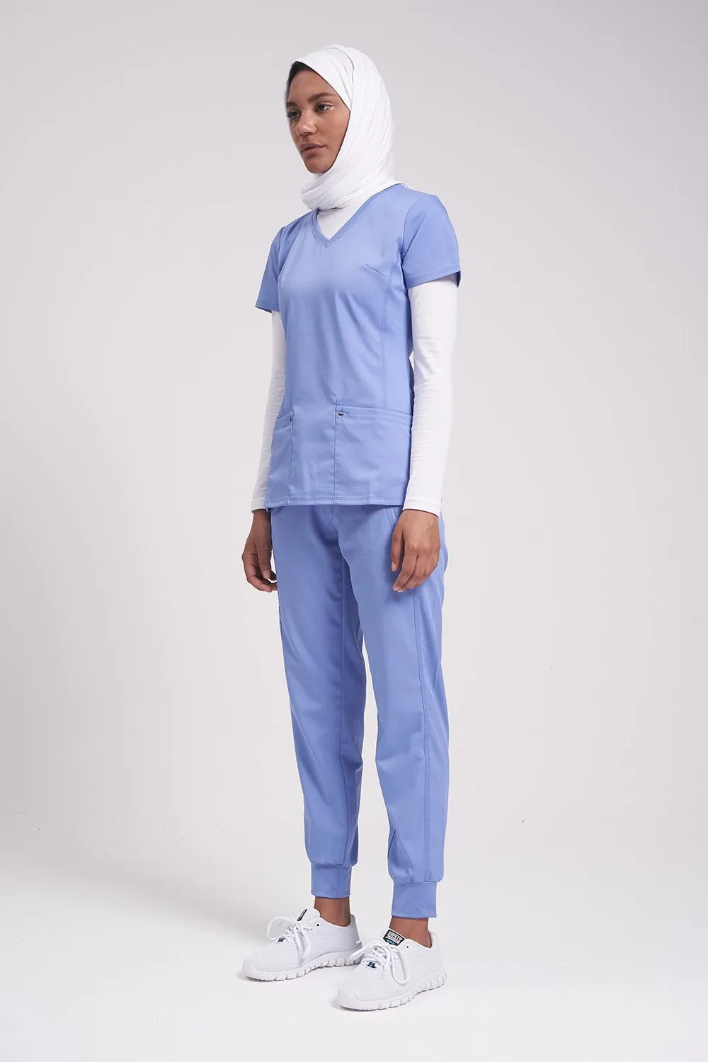 Juliet V Neck Top & Tara Jogger Pant Scrub Set