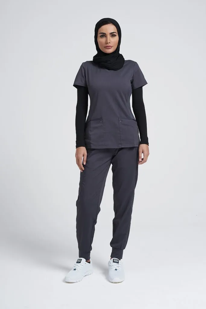 Juliet V Neck Top & Tara Jogger Pant Scrub Set