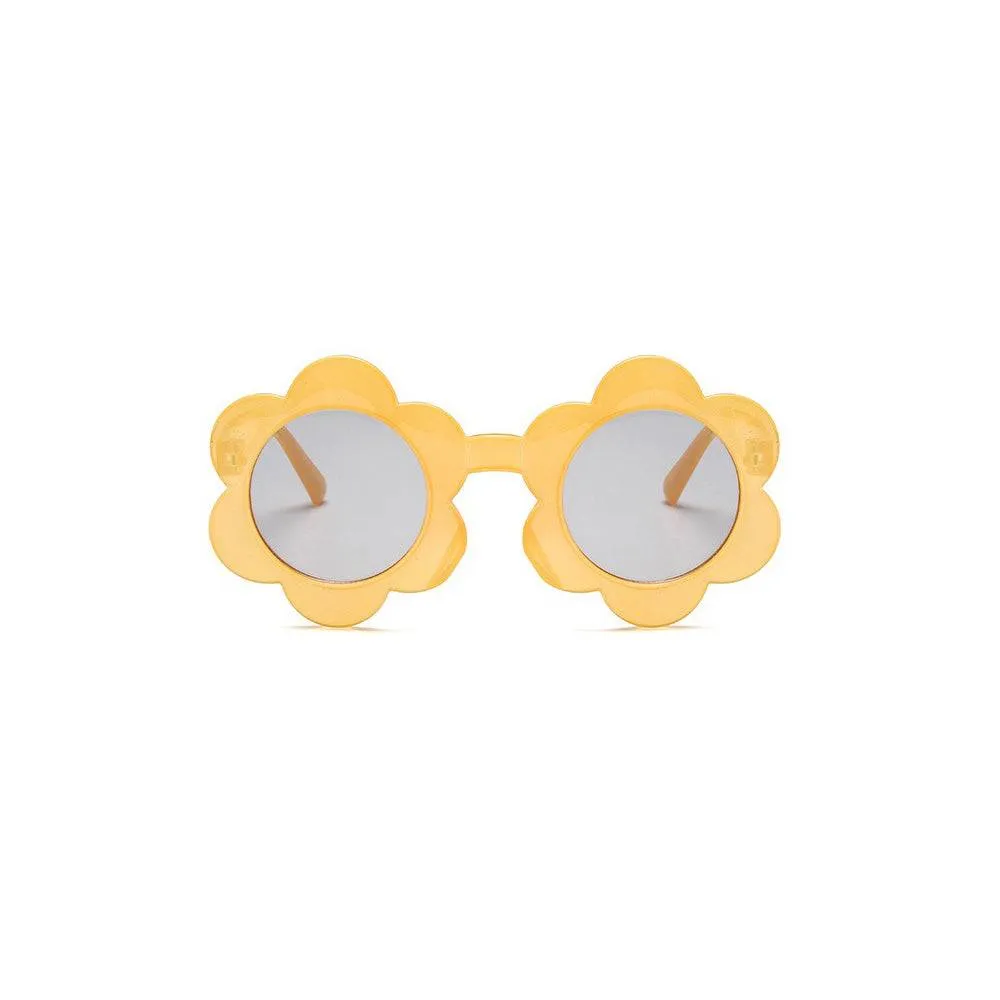 June Translucent Flower Sunglasses — Daffodil