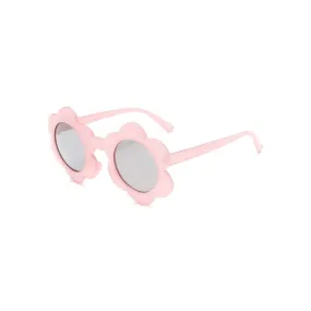 June Translucent Flower Sunglasses — Flamingo