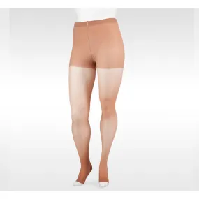 Juzo Naturally Sheer Pantyhose 15-20 mmhg, Open Toe