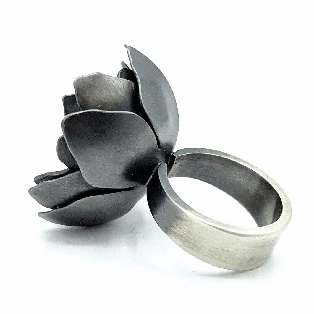 Layered Flower Ring No 4 "True Love"