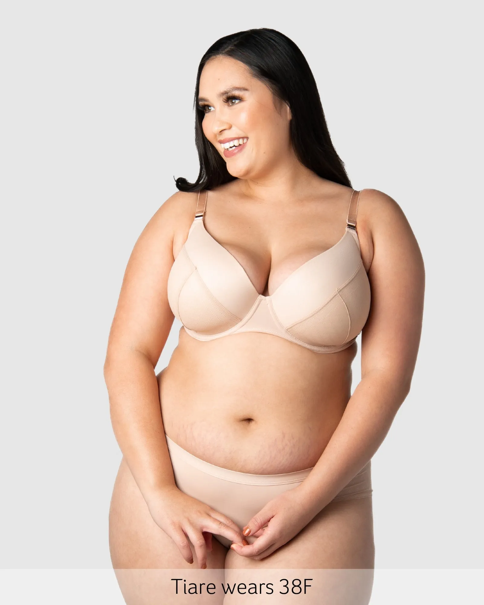 LUNAR ECLIPSE PLUNGE CASHMERE NURSING BRA - FLEXI UNDERWIRE