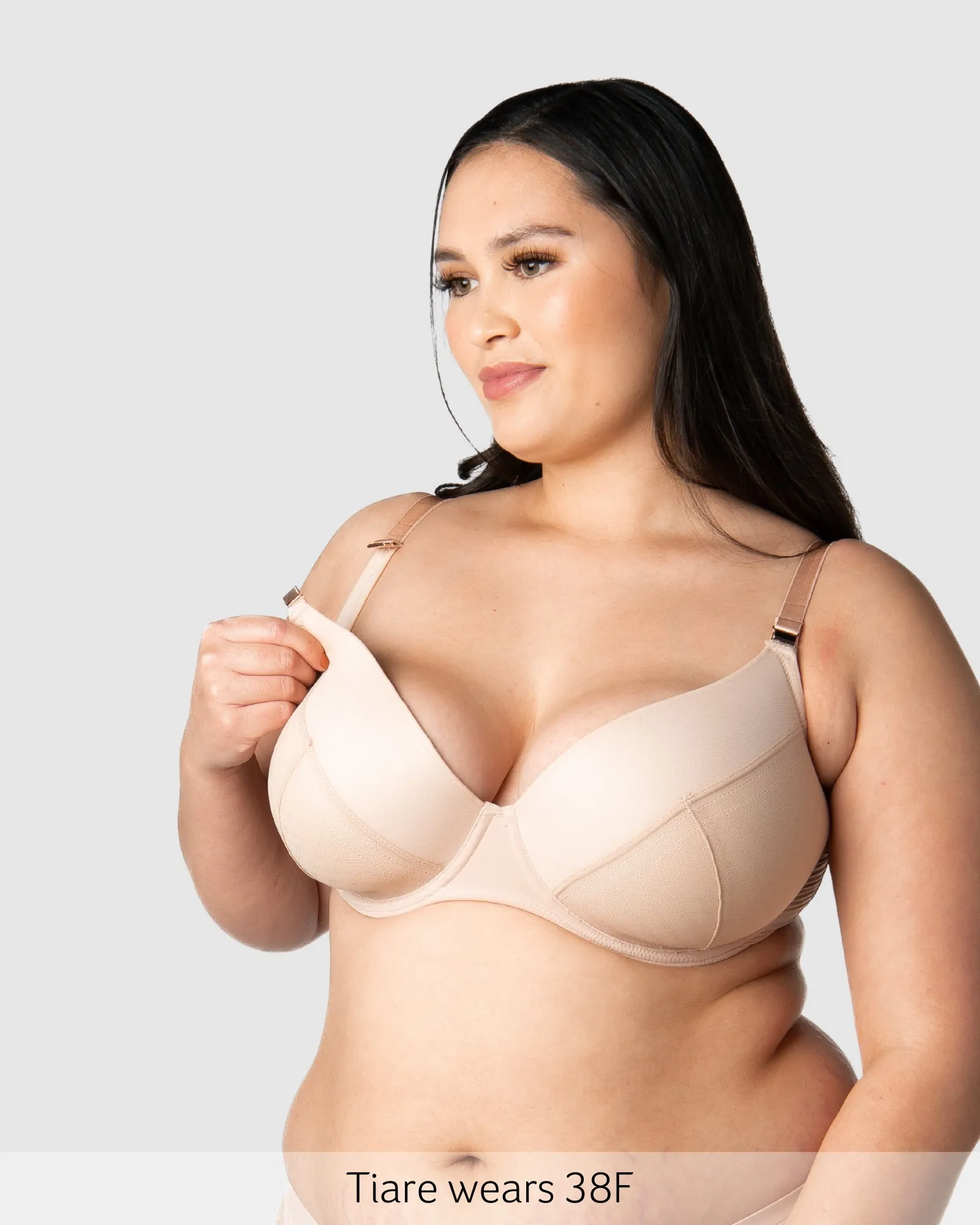 LUNAR ECLIPSE PLUNGE CASHMERE NURSING BRA - FLEXI UNDERWIRE