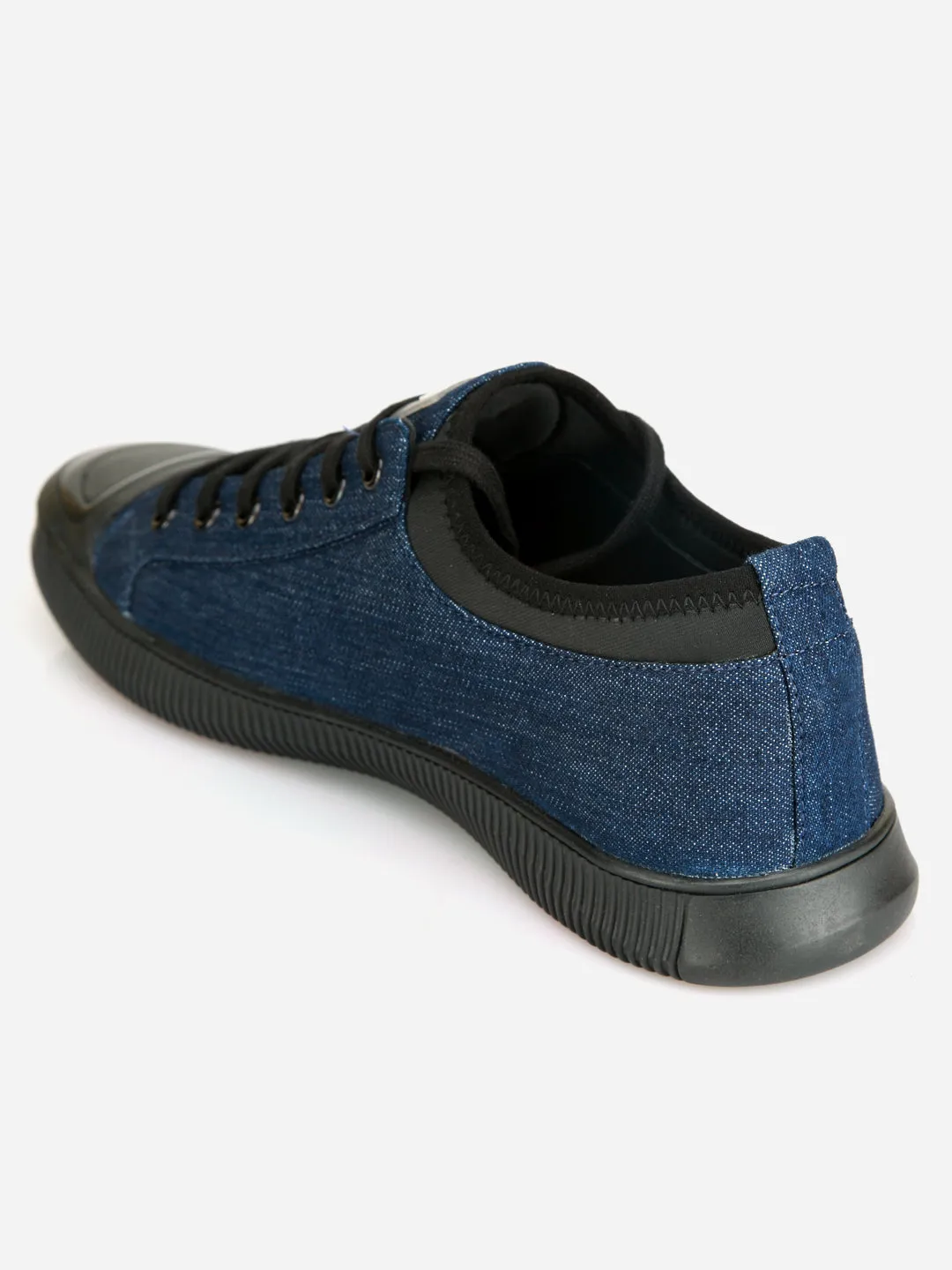 Men's Blue Denim Smart Casual Lace Up (IX1030)