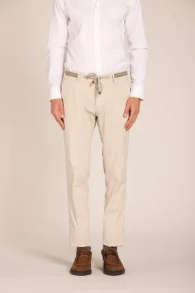 Milano Flex men's chino pants in gabardine stretch extra slim fit