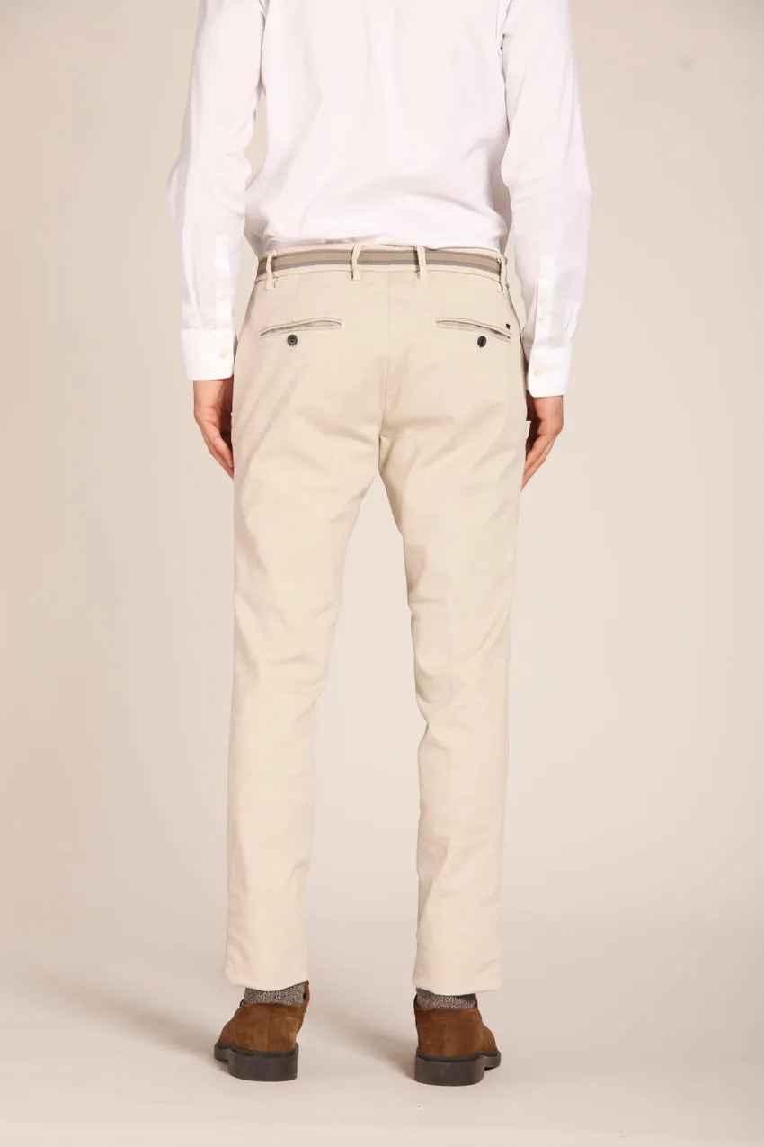 Milano Flex men's chino pants in gabardine stretch extra slim fit