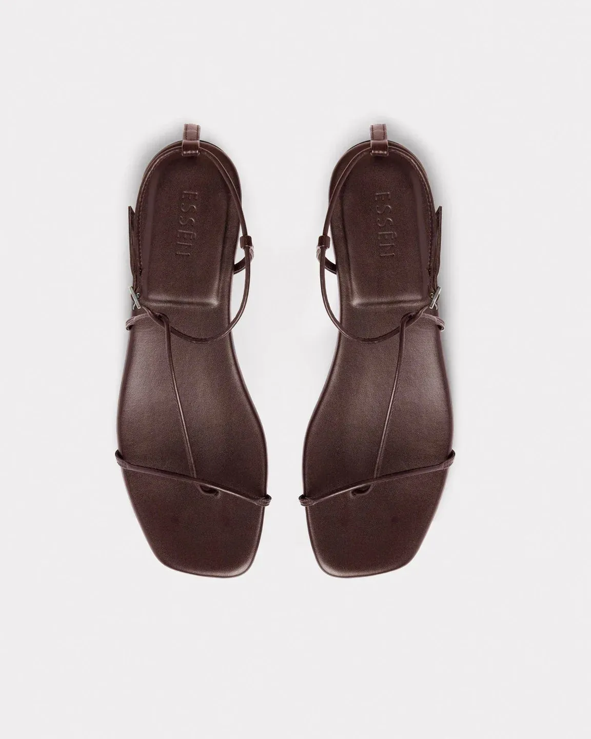 Minimal Evening Sandal | Chocolate