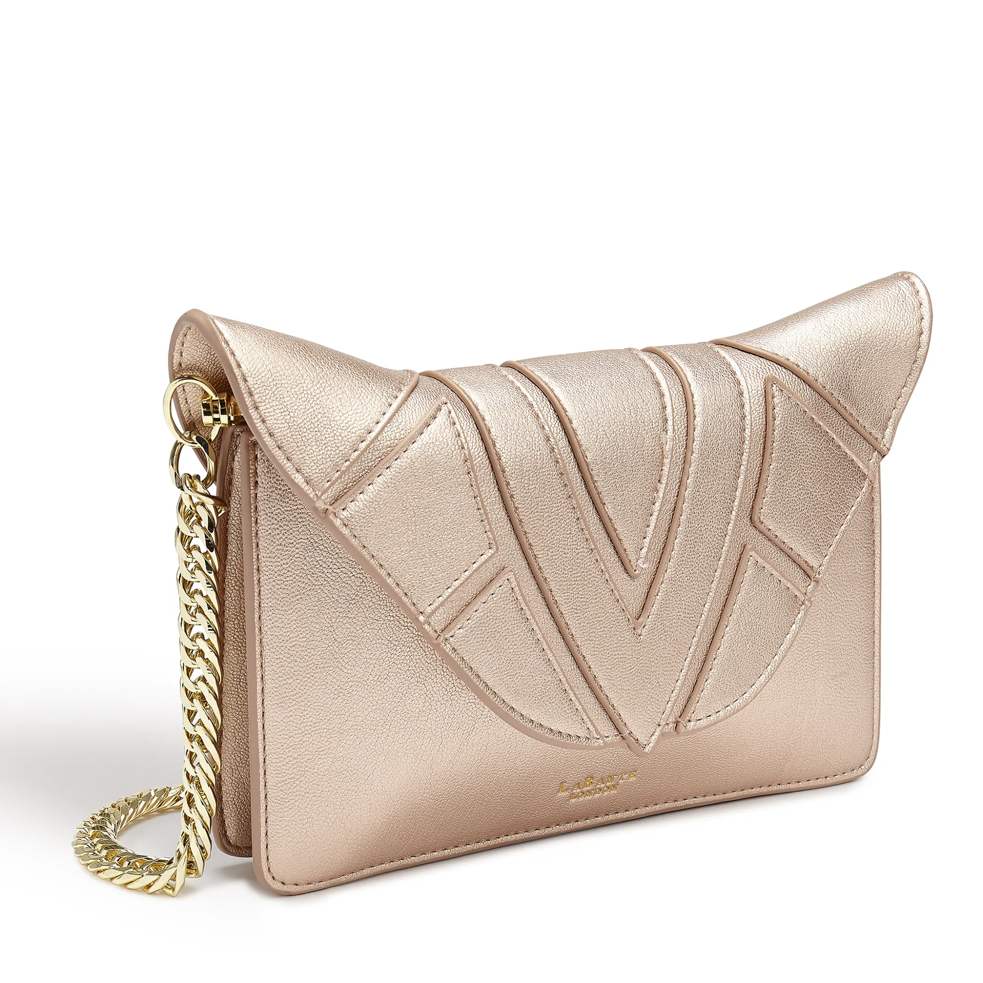 Monarch Rose Gold Vegan Cross Body Purse