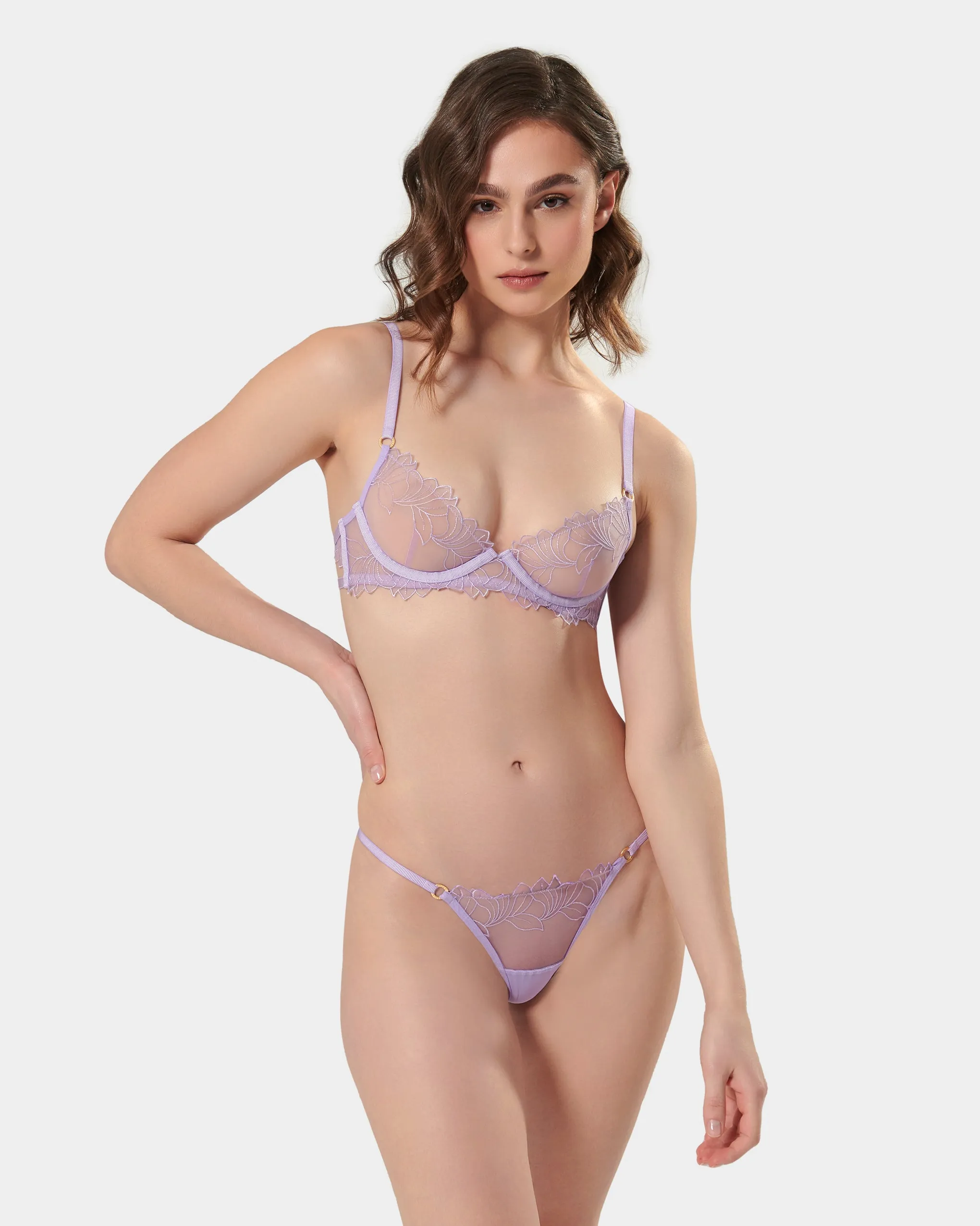 Monet Wired Bra Purple Rose