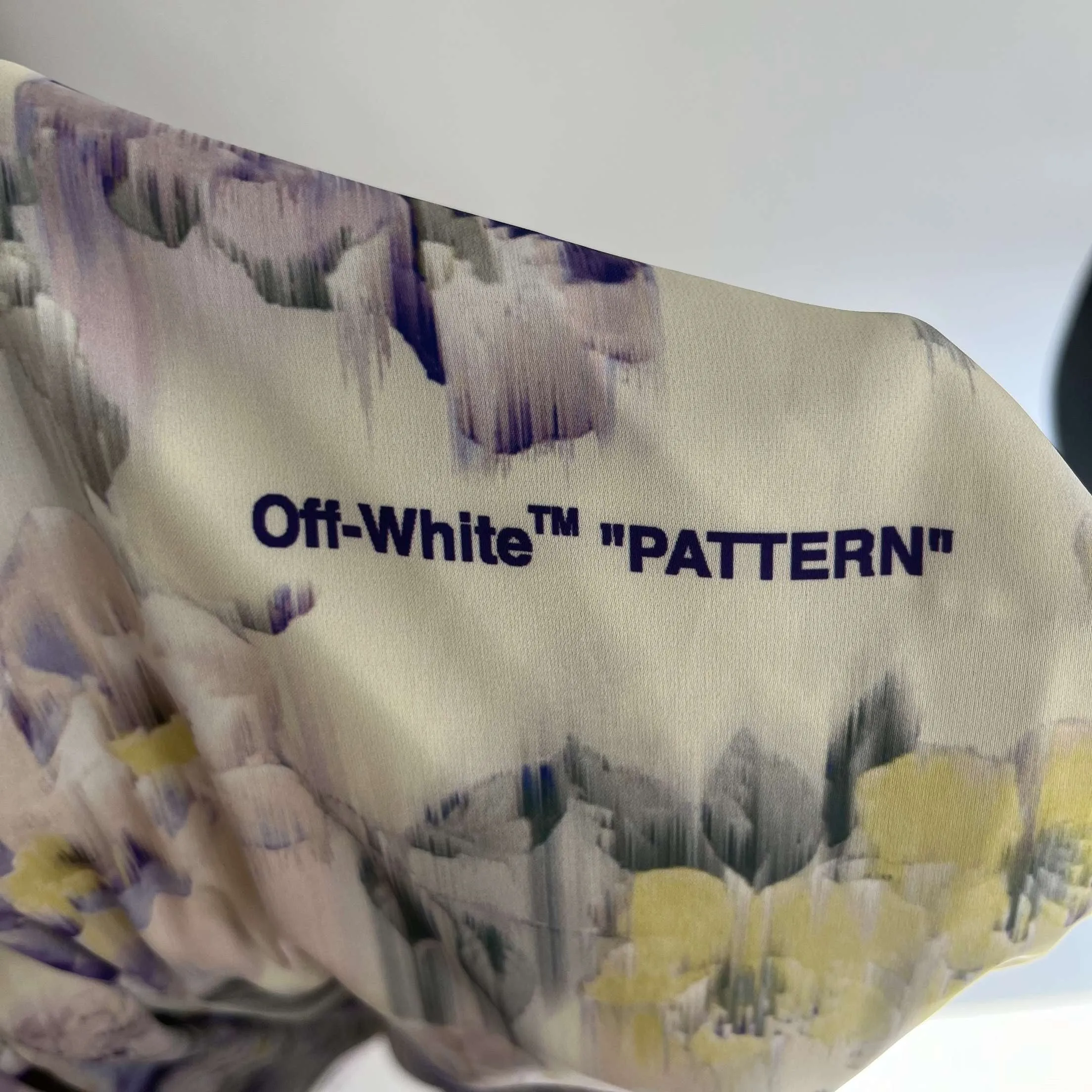 Off-White £650 Chine Satin Pajama Pants XS