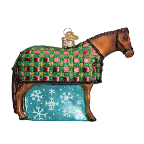 Old World Christmas Ornament - Snowflake Horse