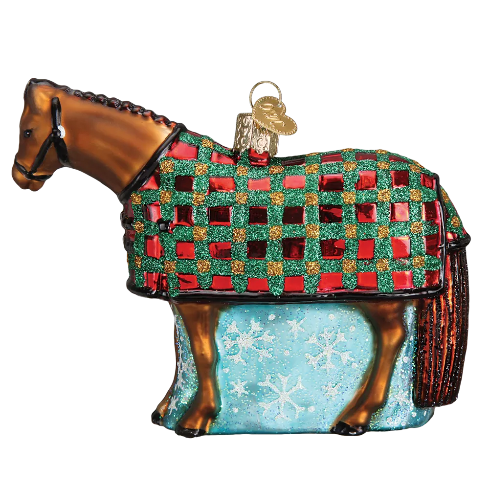 Old World Christmas Ornament - Snowflake Horse