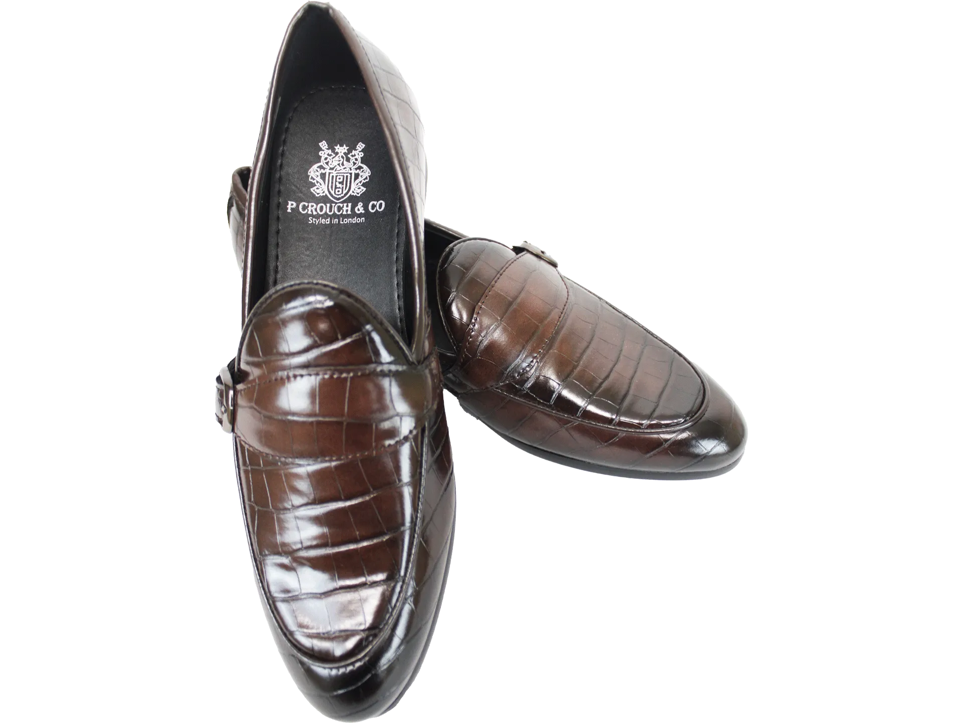 P CROUCH  Choc Croc Monk Strap