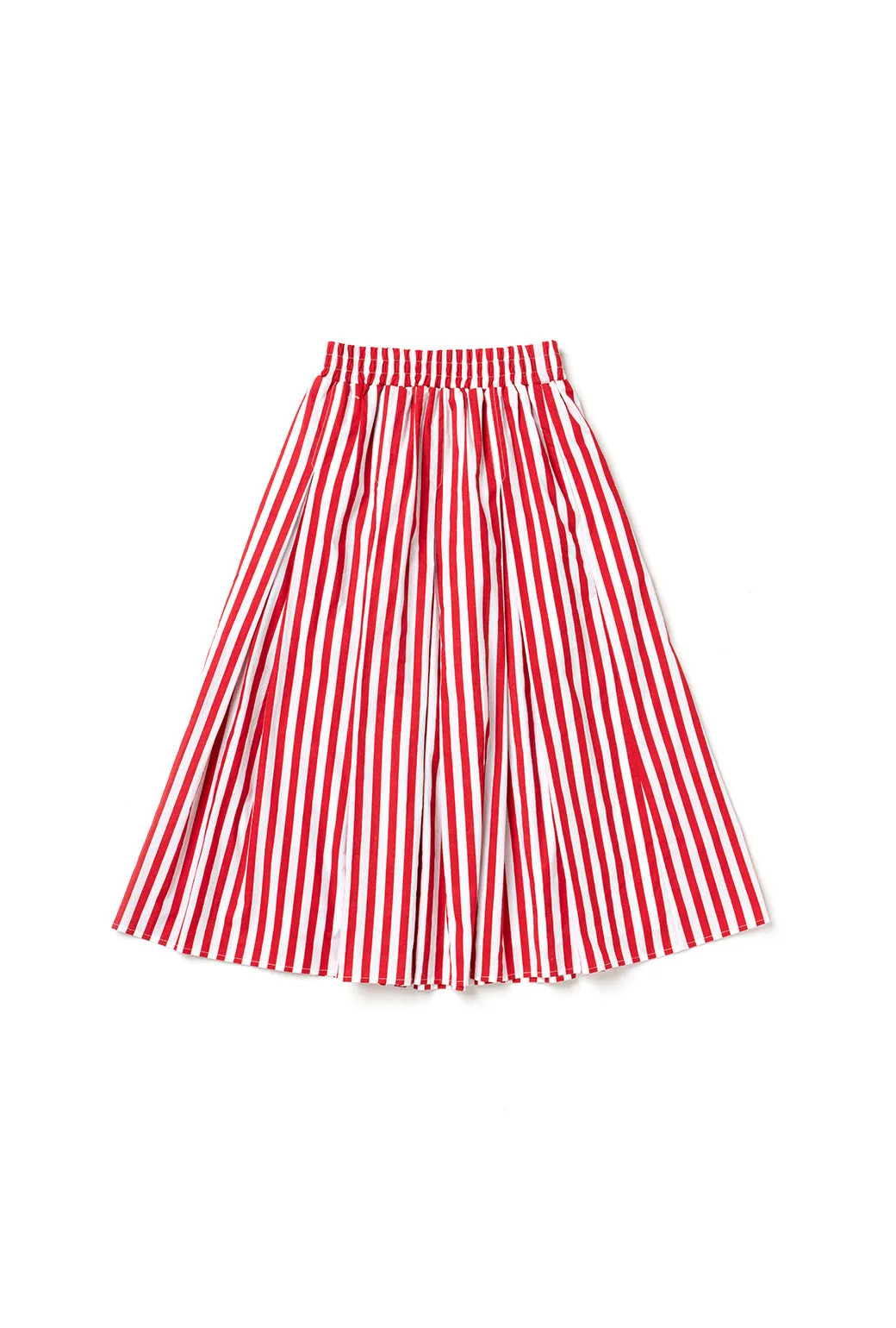 Polly Party Skirt - Red Stripe