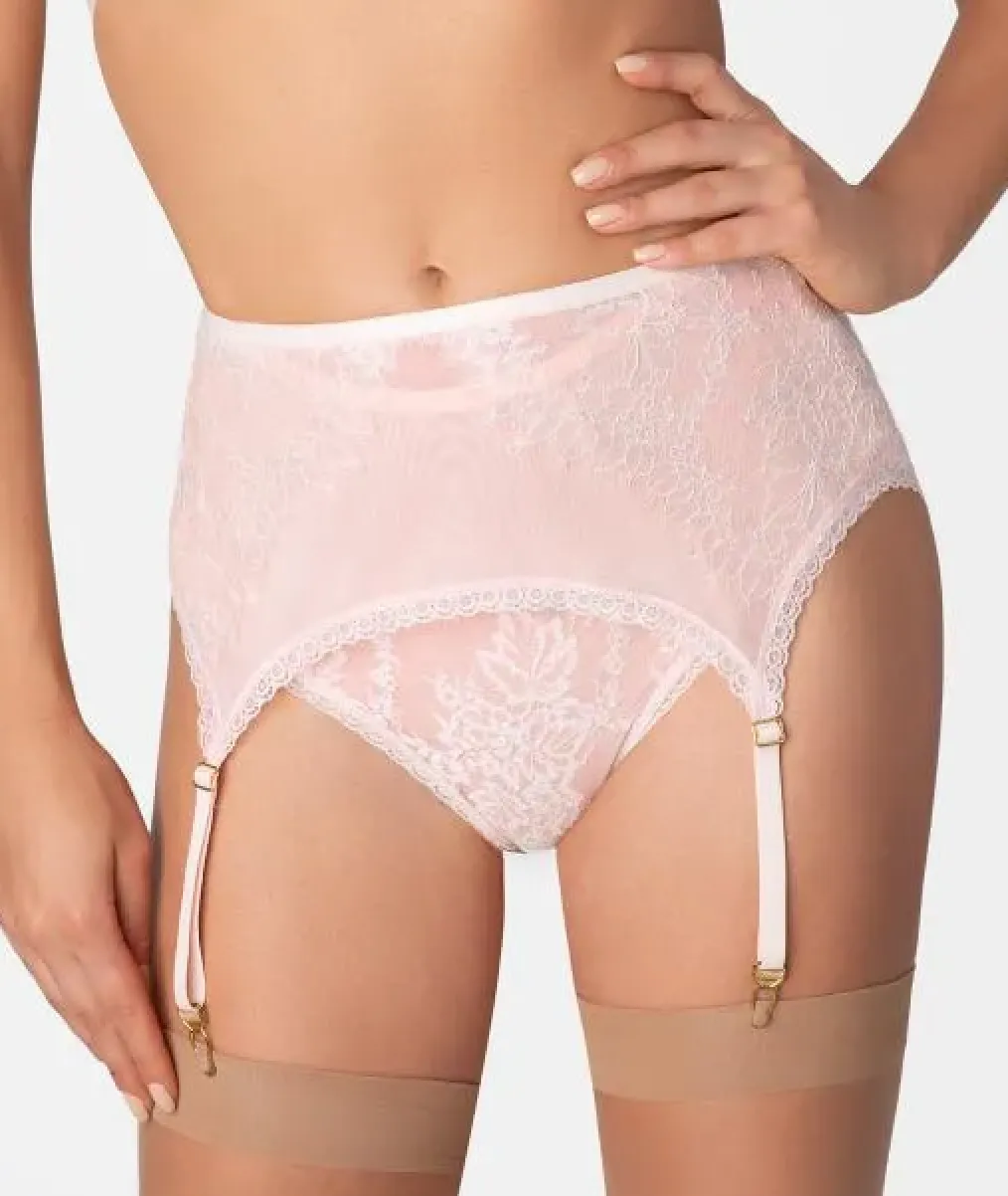 Pretty In Pink Garter Belt