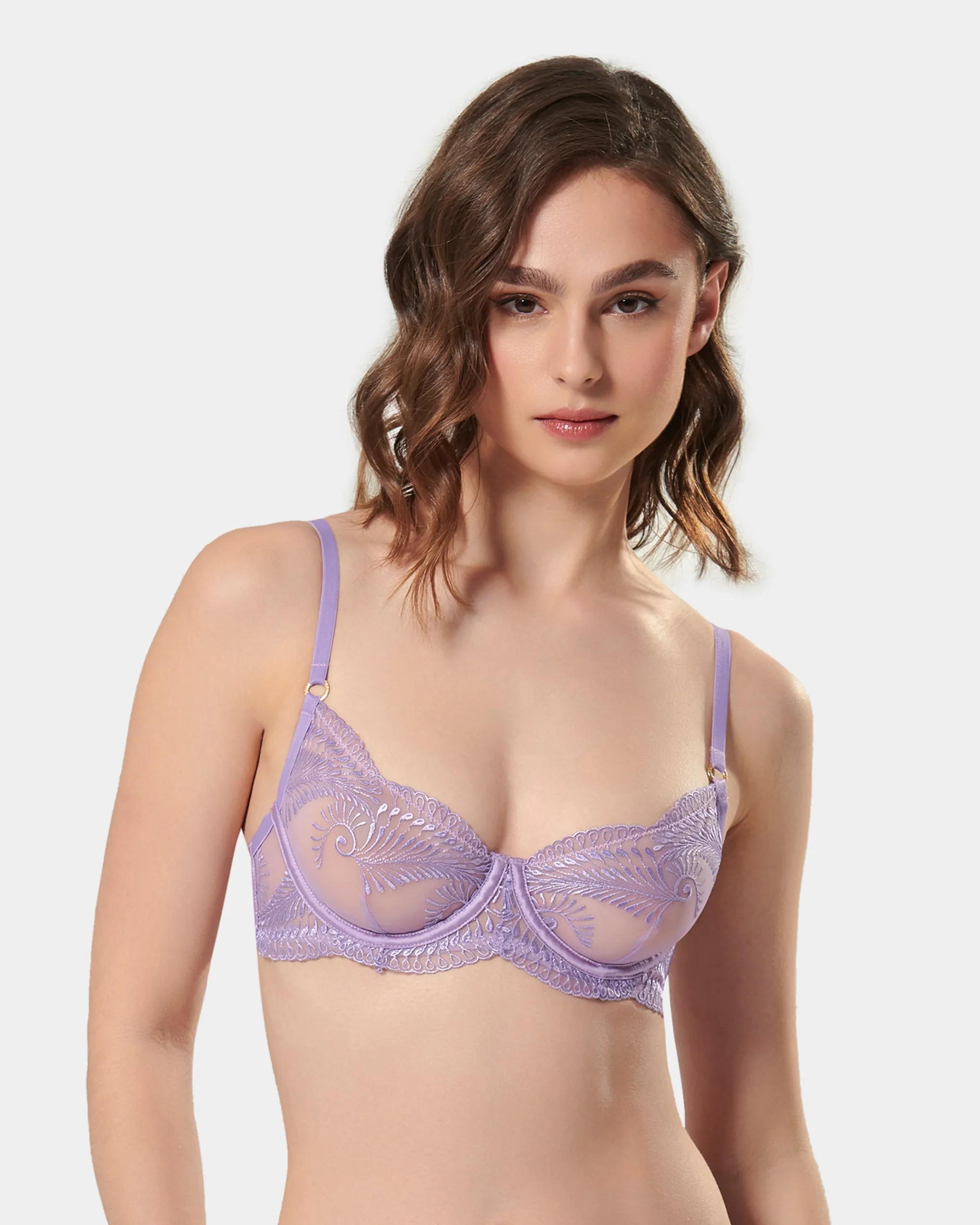 Rafaela Wired Bra Purple Rose