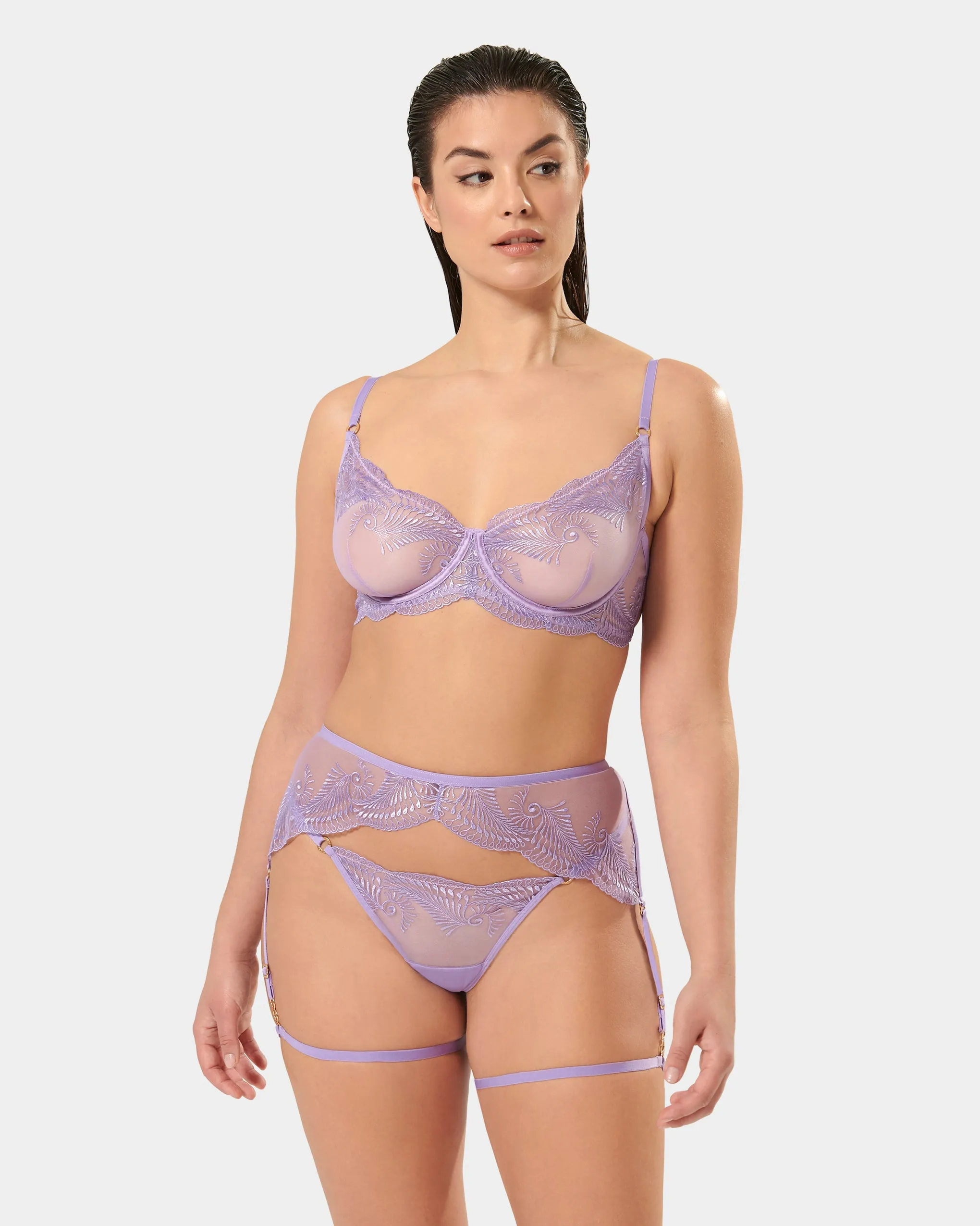 Rafaela Wired Bra Purple Rose