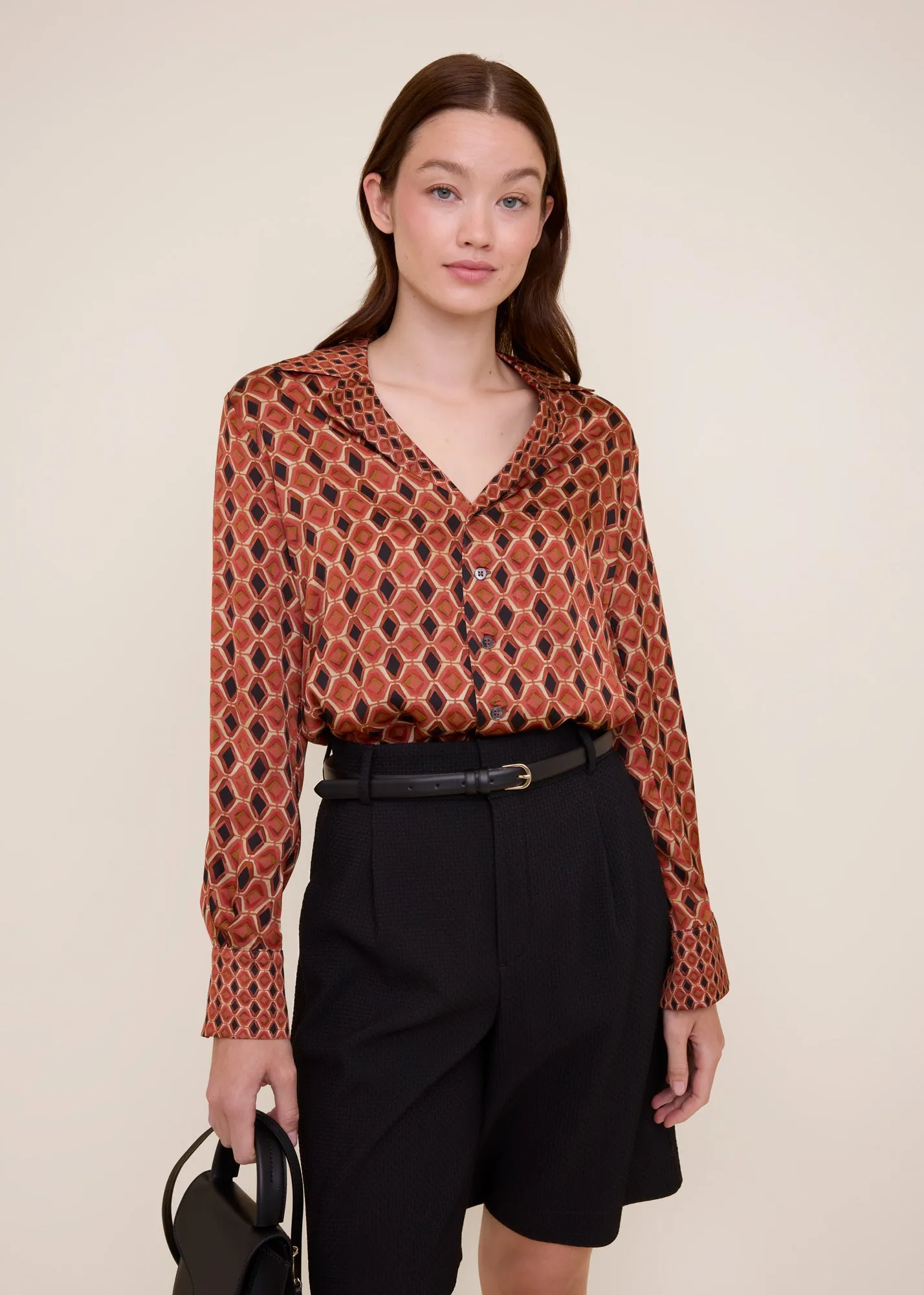 Retro viscose blouse