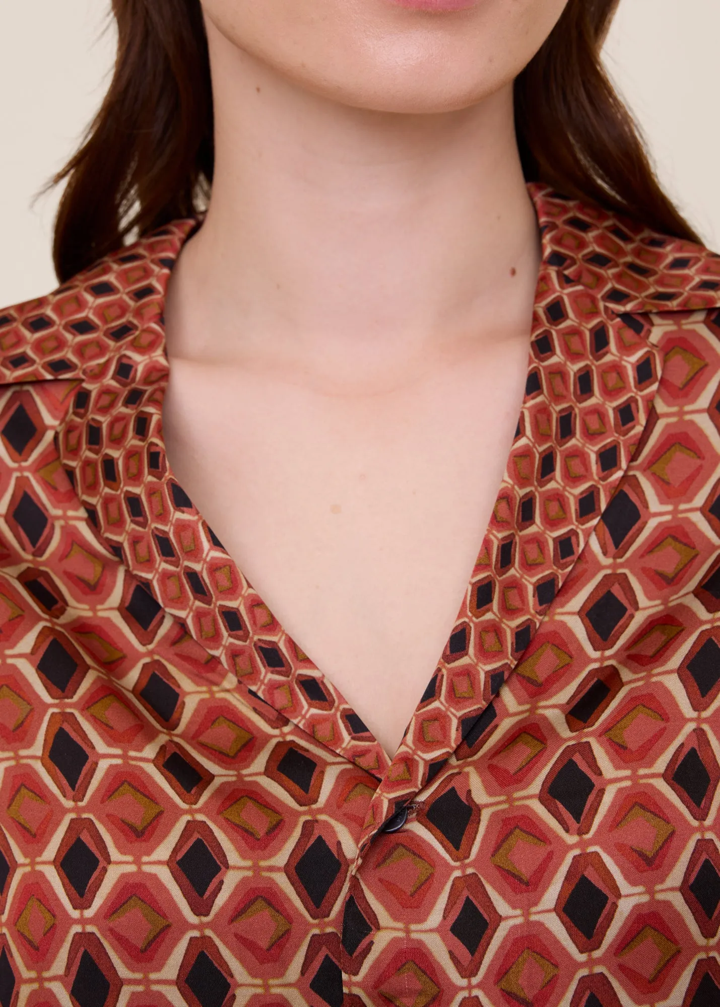 Retro viscose blouse