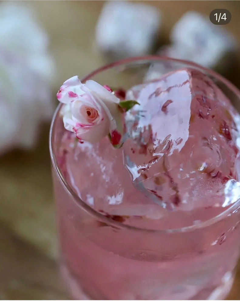 Rose Petal Sugar Cubes