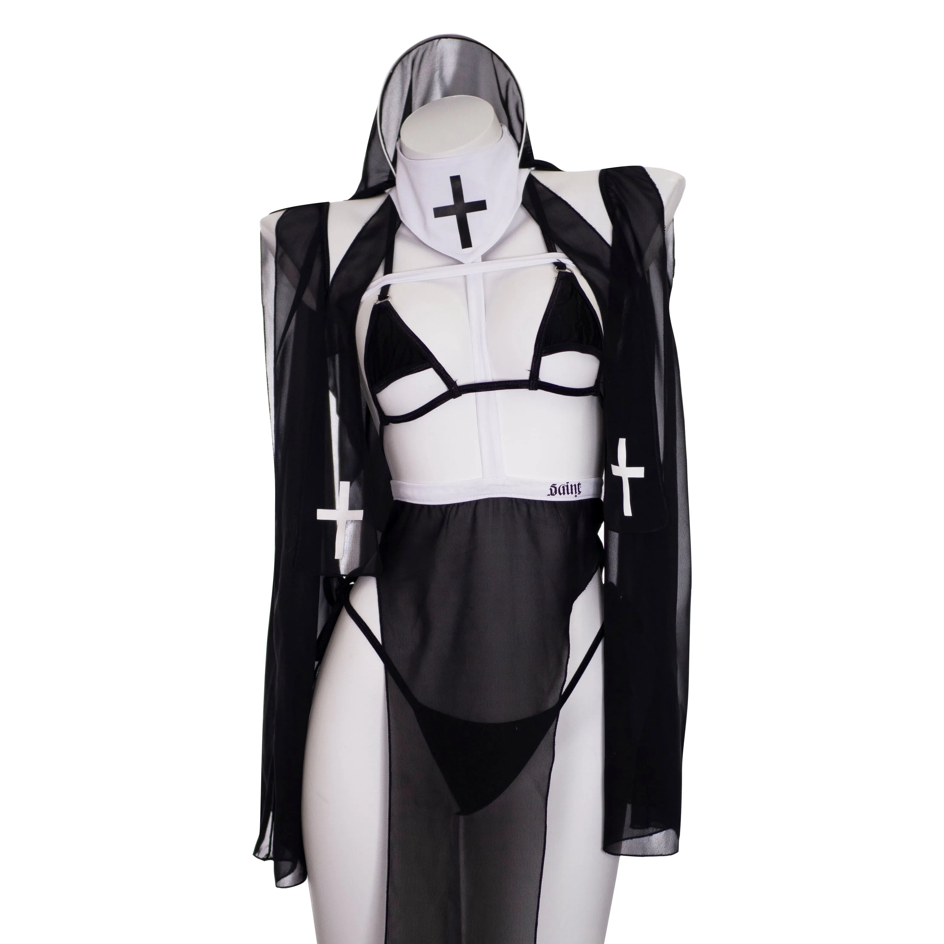 Saint/Sinner Sheer Nun Set