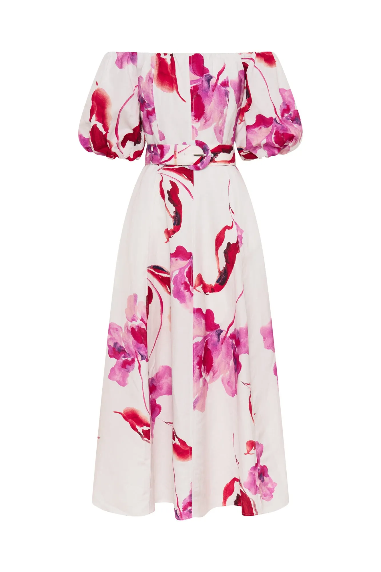 Santha Dress - Zoe Floral Ivory