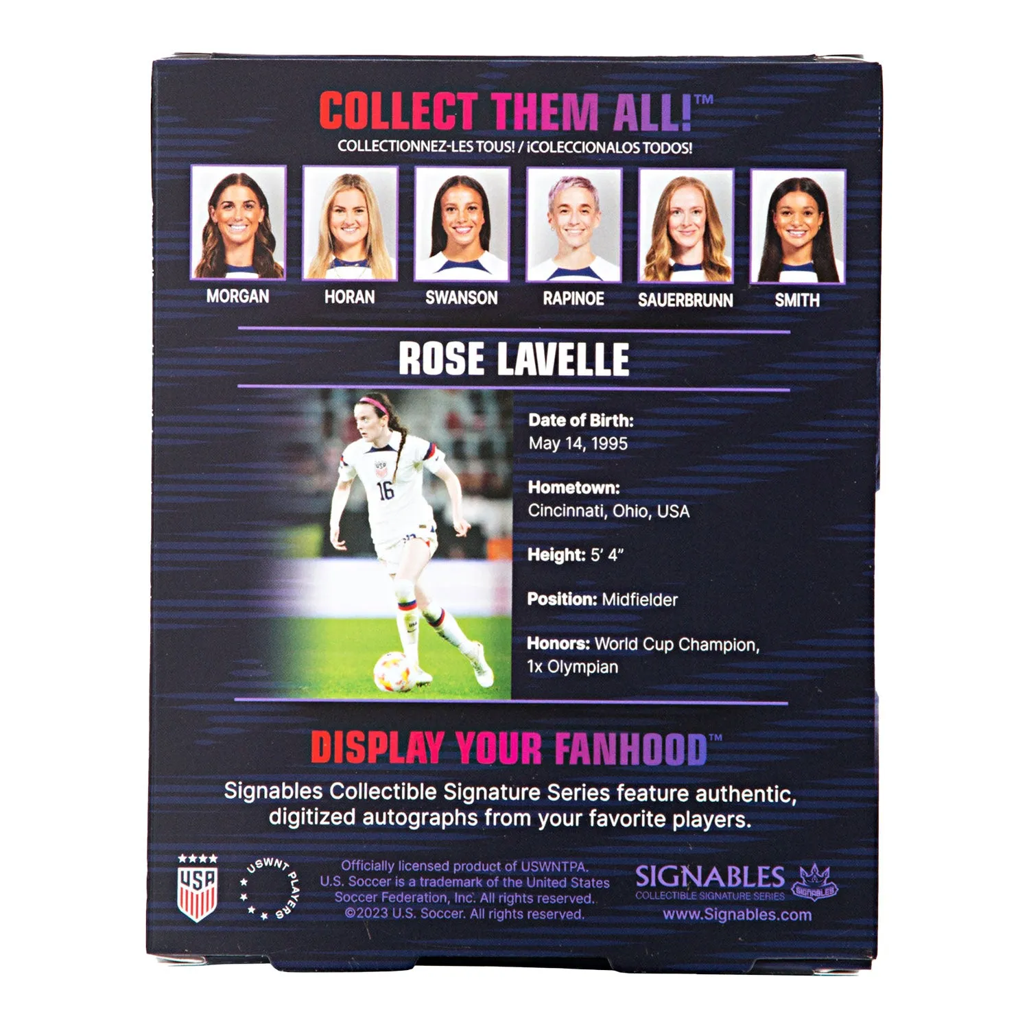 Signables USWNT Rose Lavelle Signature Collectible