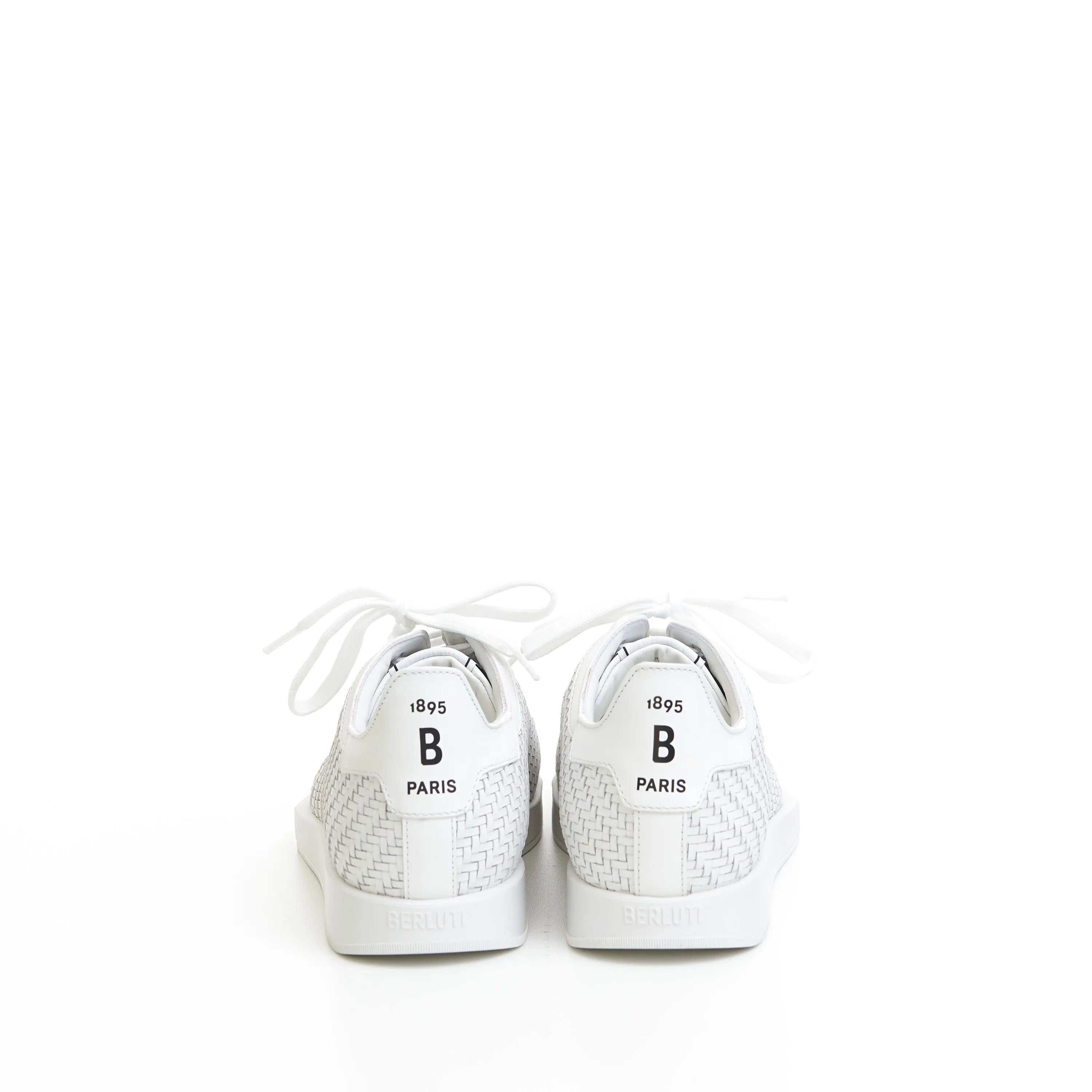 Stellar Sneakers In White Braided Calf Leather