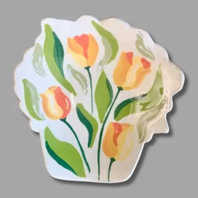 SunnyTulip Flower Pot Large Spoon Rest