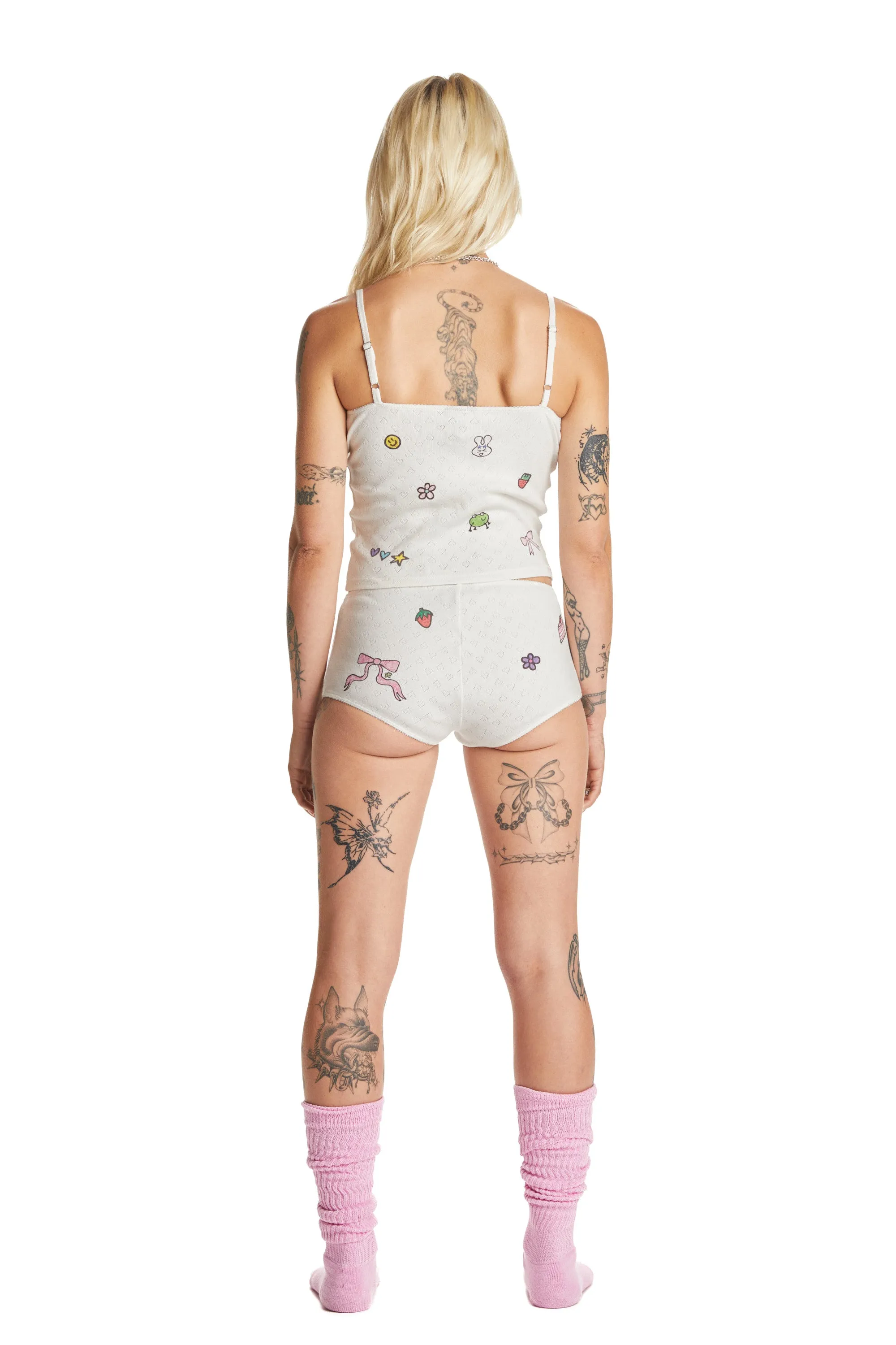 TF x Blo_oberry Pointelle Mini Shorts