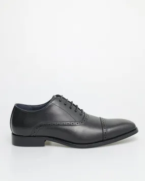 Tomaz F398 Men's Cap Toe Oxford (Black)