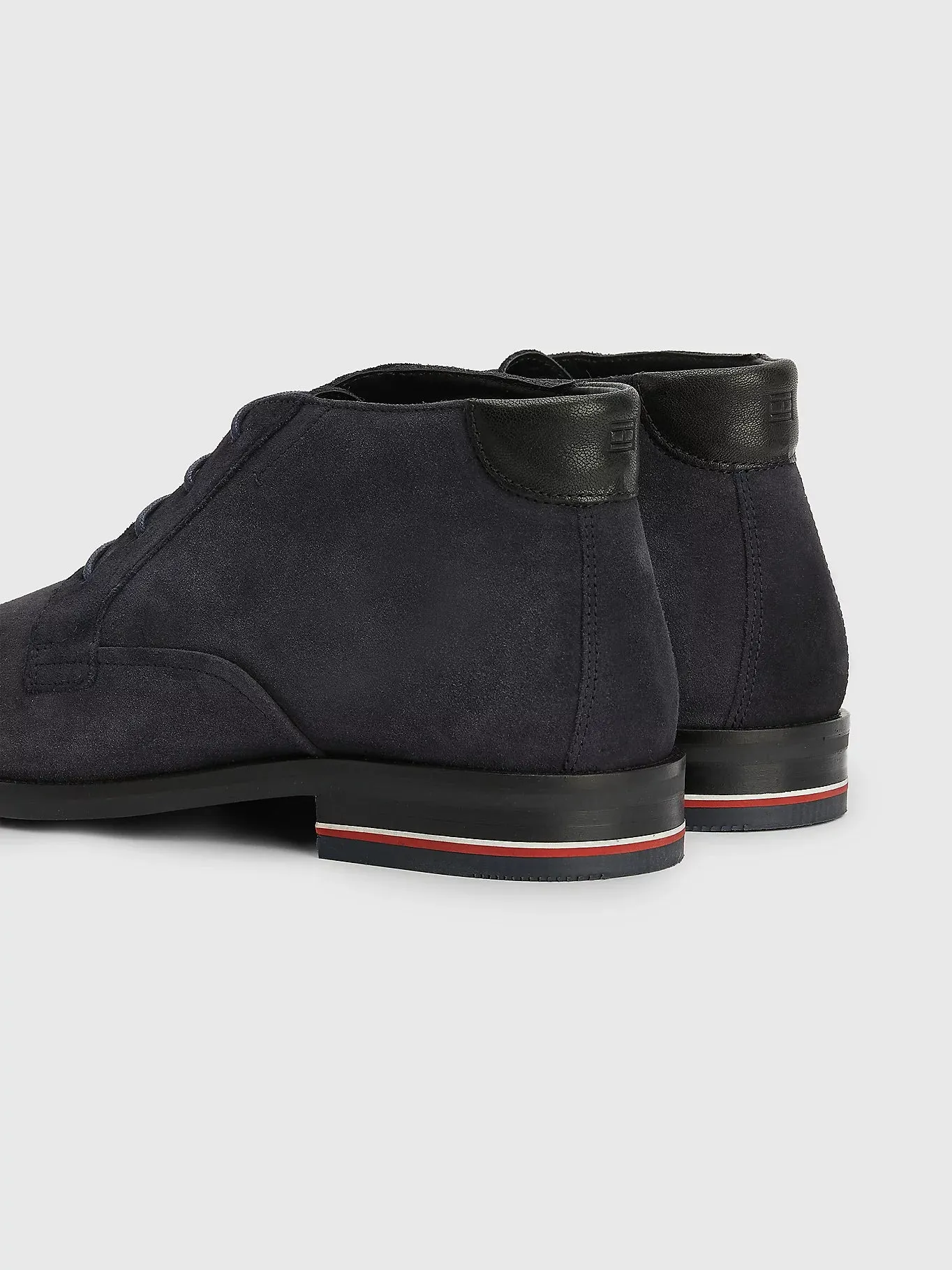 Tommy Hilfiger MENS Signature Suede Boot Navy