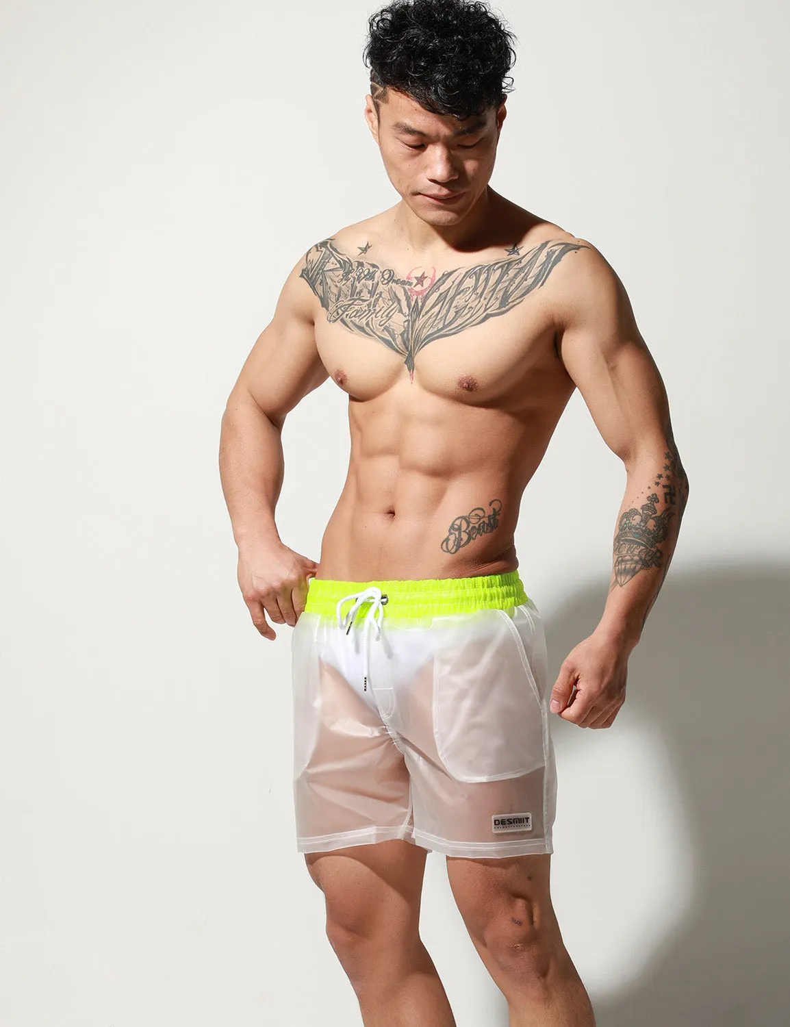 Translucent Beach Surf Shorts S7071