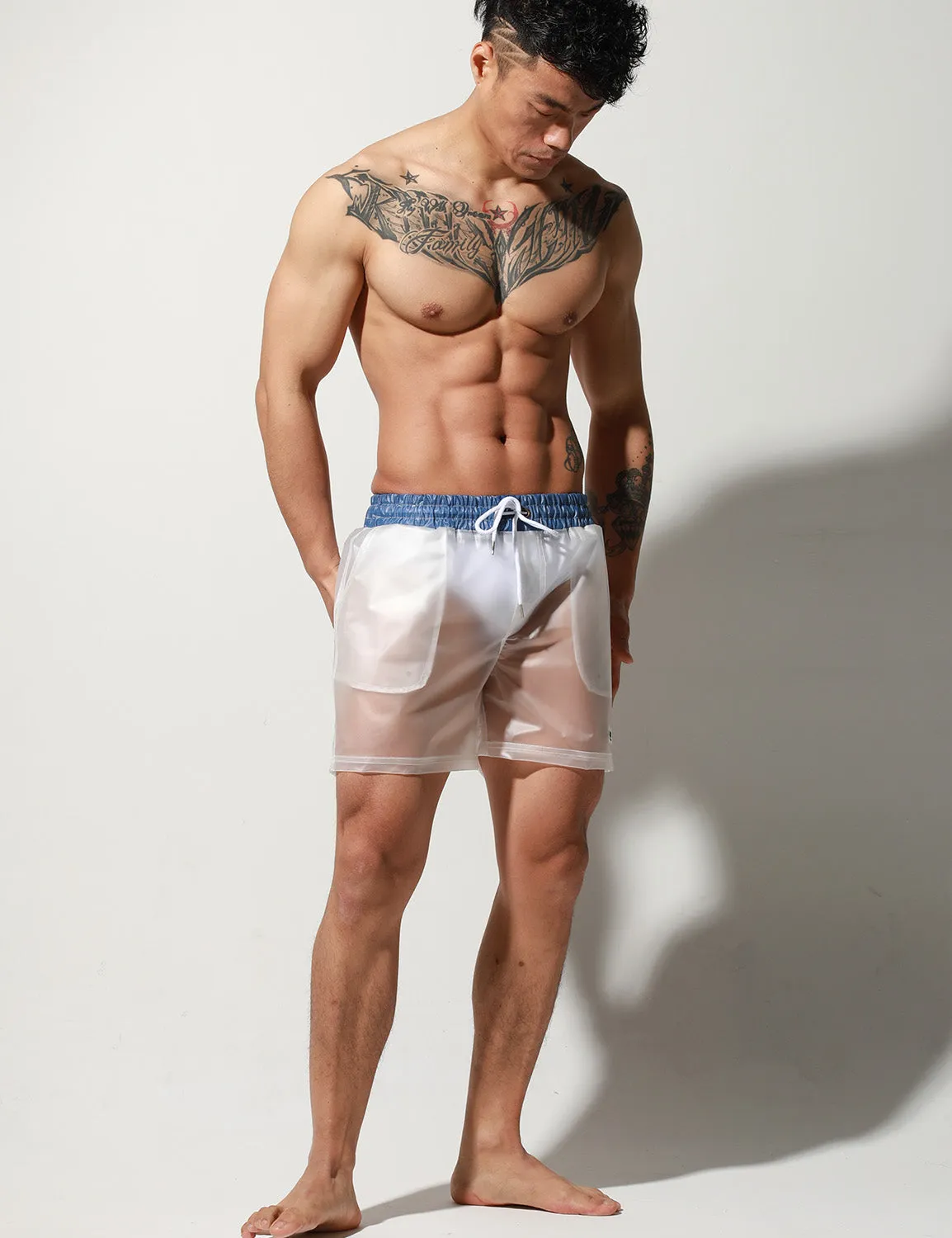 Translucent Beach Surf Shorts S7071