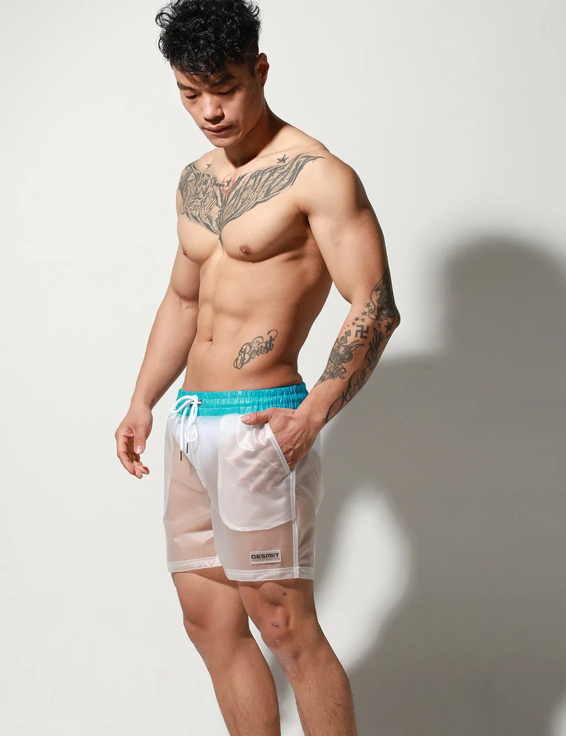 Translucent Beach Surf Shorts S7071