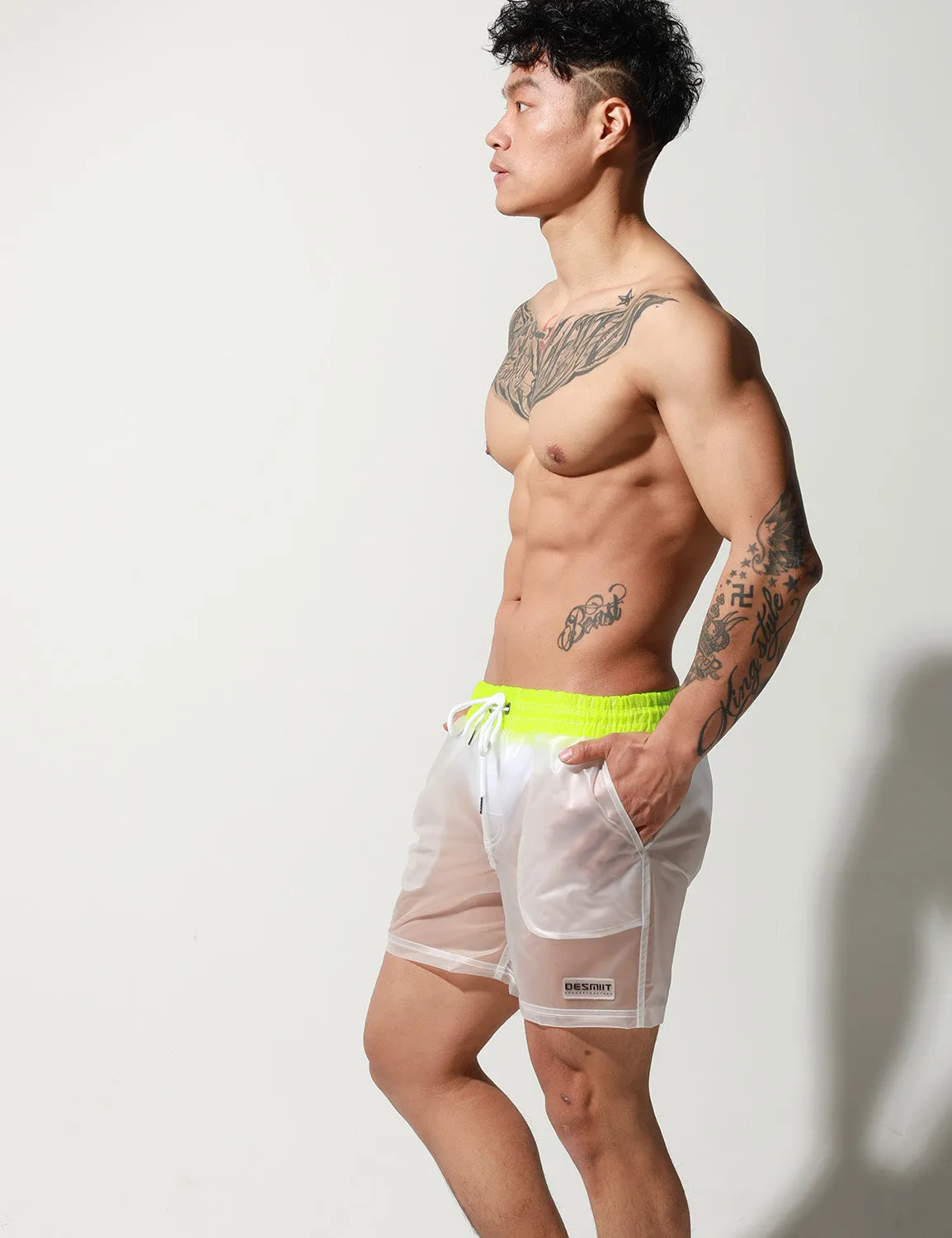 Translucent Beach Surf Shorts S7071