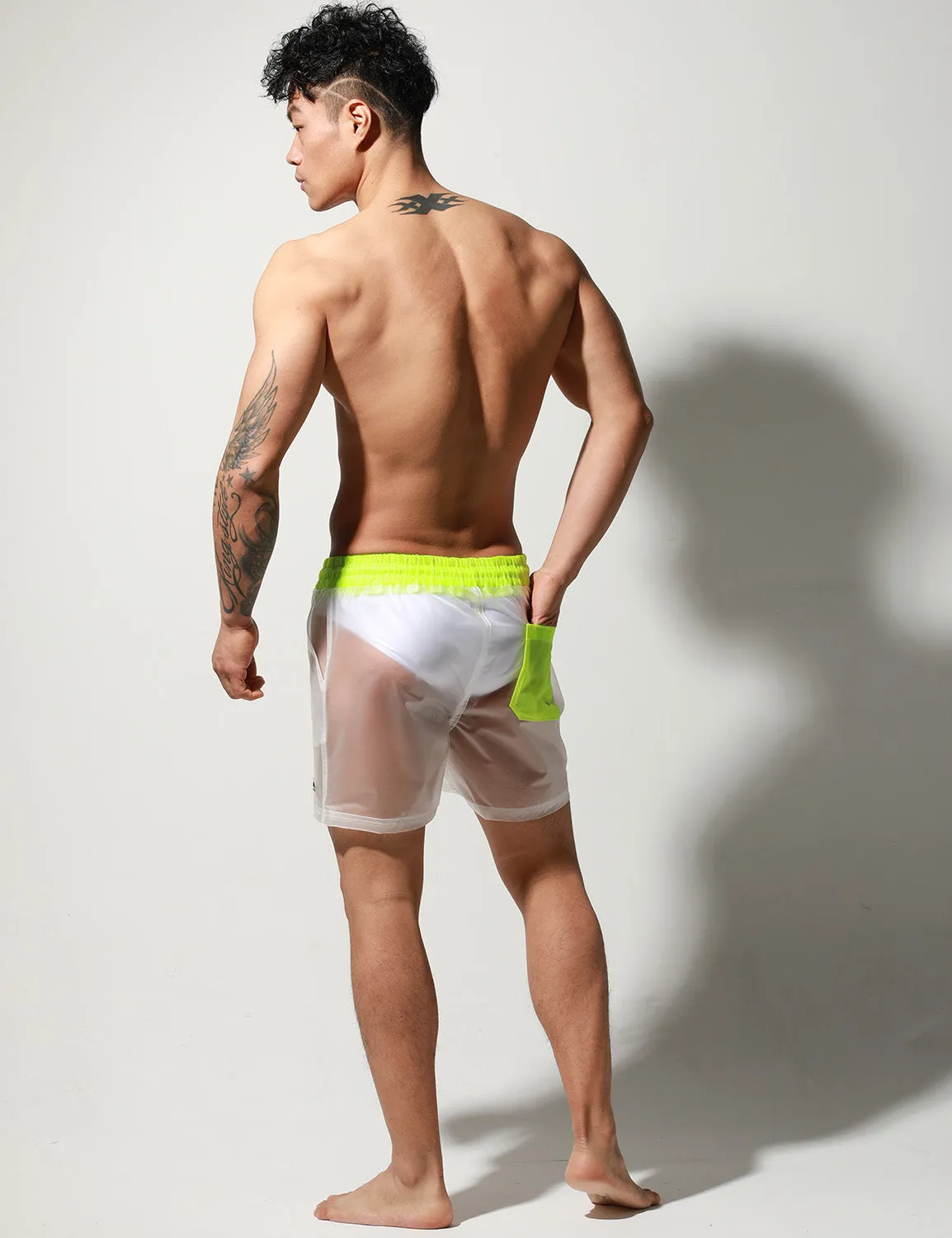 Translucent Beach Surf Shorts S7071