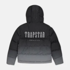 Trapstar Decoded Hooded Puffer 2.0 Jacket - Black Gradient