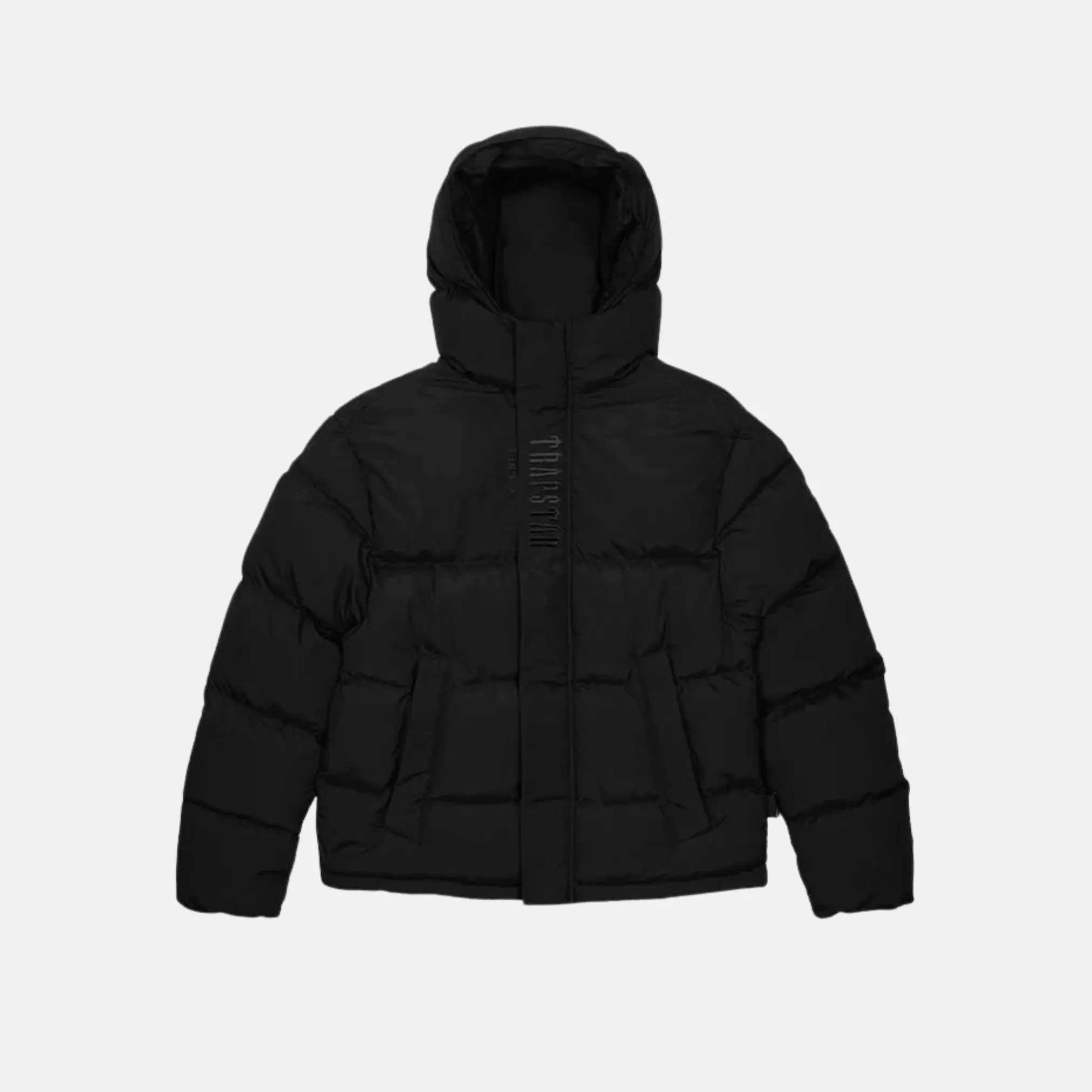 Trapstar Decoded Hooded Puffer 2.0 Jacket - Blackout