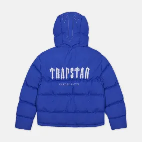 Trapstar Decoded Hooded Puffer 2.0 Jacket - Dazzling Blue