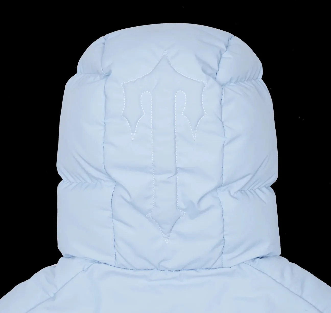 Trapstar Decoded Hooded Puffer 2.0 Jacket - Ice Blue