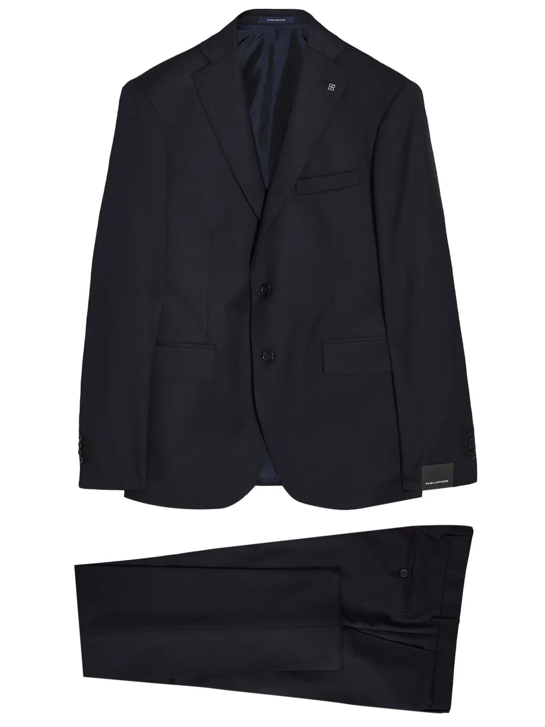 TWO-PIECE SUIT IN VIRGIN WOOL