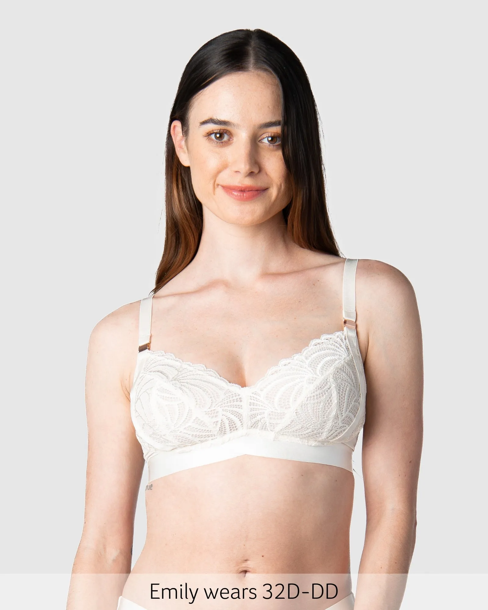 WARRIOR SOFT CUP IVORY MULTIFIT NURSING BRA - WIREFREE