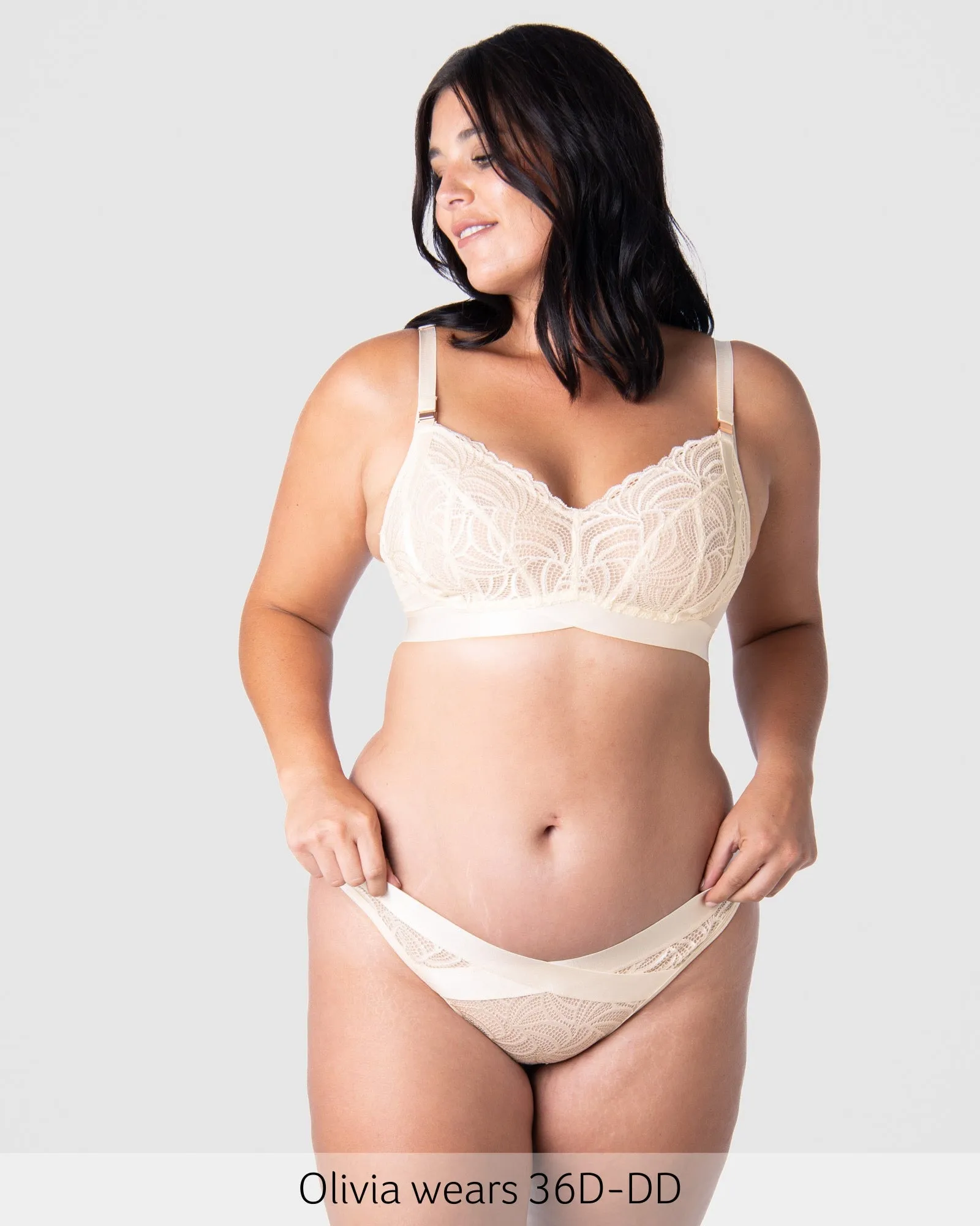 WARRIOR SOFT CUP IVORY MULTIFIT NURSING BRA - WIREFREE