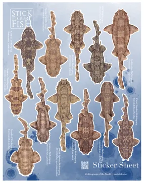 Wobbegongs of the World - Sticker Sheet