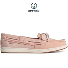 Women's Starfish 1-Eye Leather Baja Boat Shoe Rose (STS89033)